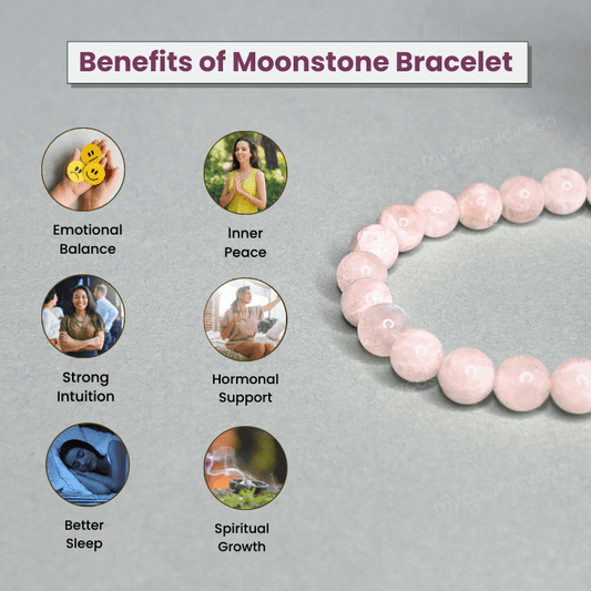 Elegant Moonstone Bracelet with Healing Benefits