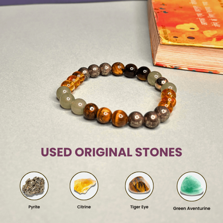 Energy Healing Bracelet with Powerful Crystals