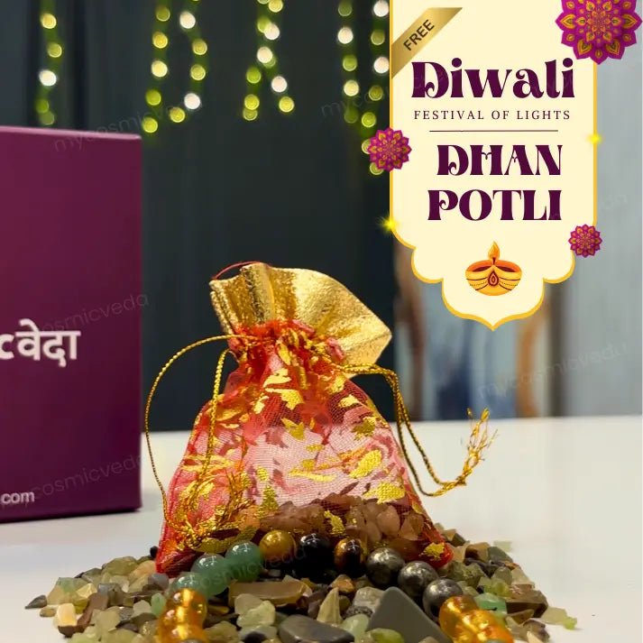 Dhan Potli – 6 Powerful Crystals for Wealth & Positivity