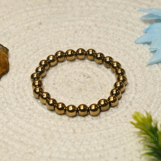 Golden Pyrite Money Bracelet: Grow Wealth, Confidence, Success