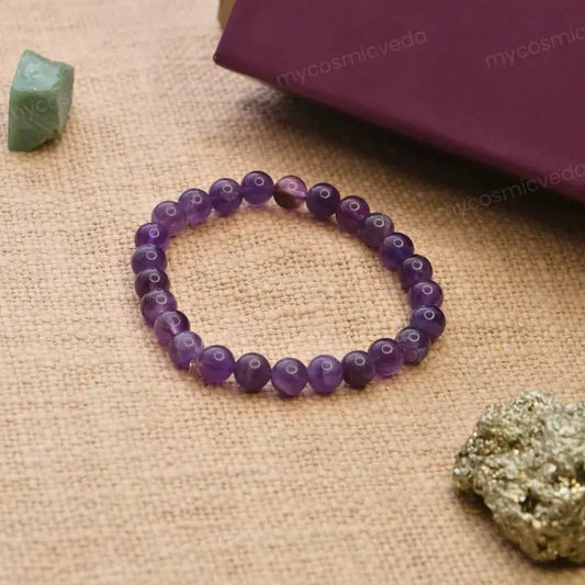 Amethyst Stress Relief Bracelet: Promote Calm and Spiritual Growth