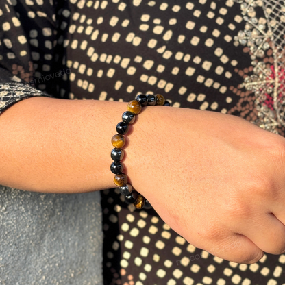 Tiger Eye Crystal Close-up for Confidence and Inner Strength