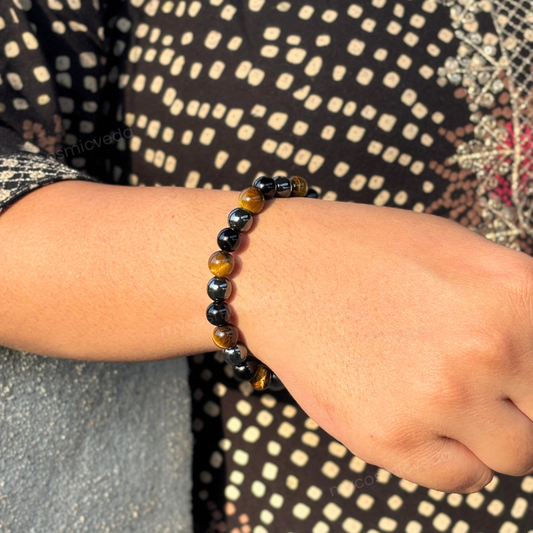 Tiger Eye Crystal Close-up for Confidence and Inner Strength